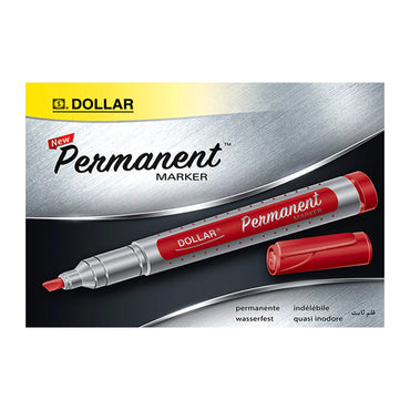 Dollar Permanent Marker - Red thestationers